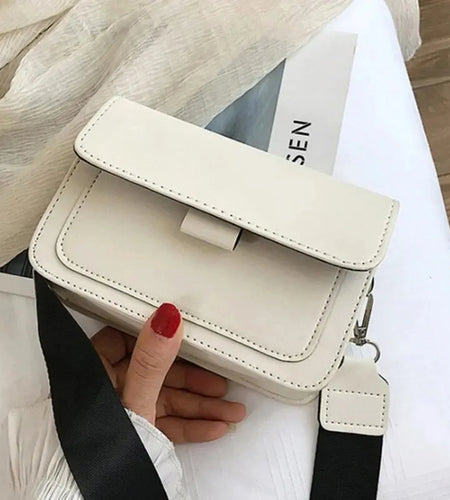 Classic Designer PU Leather Crossbody Bag for Women Travel Handle Handbag Fashion Shoulder Messenger Bag Ladies Small Flap Bag