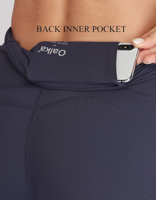 Load image into Gallery viewer, Women'S Short Yoga Side Pockets High Waist Workout Running Shorts
