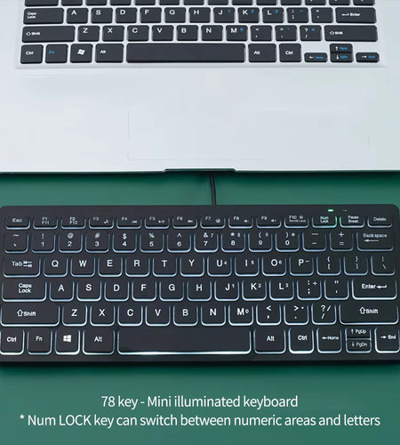 Portable Wired Keyboard Laptop Mini Keyboard Computer External Keyboard Computer Accessories