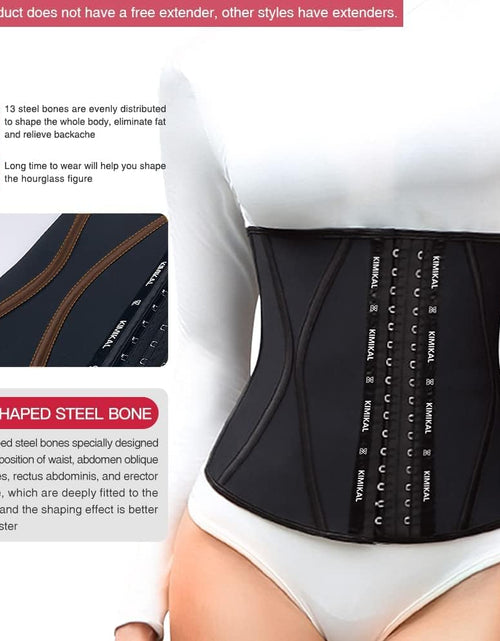 Load image into Gallery viewer, Waist Trainer for Women under Clothe Tummy Control Shapewear Long Torso Sport Corset Belt
