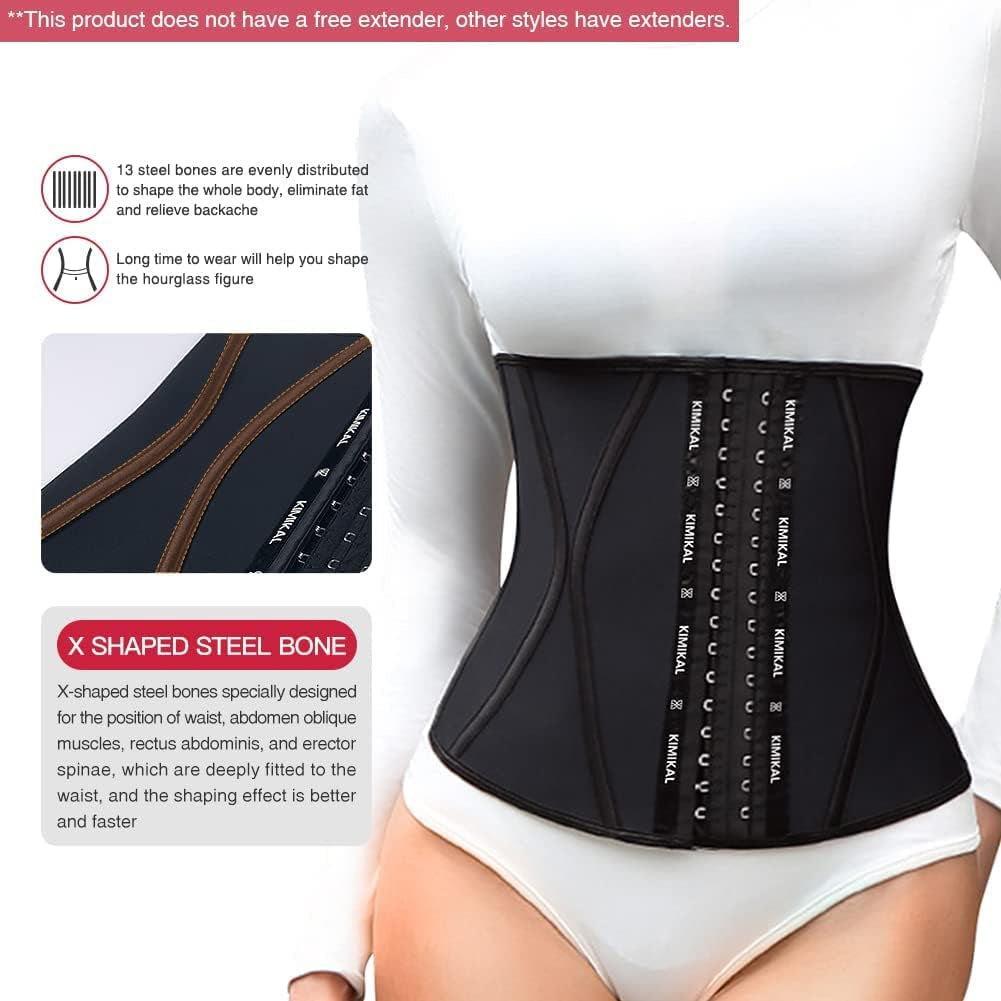 Waist Trainer for Women under Clothe Tummy Control Shapewear Long Torso Sport Corset Belt