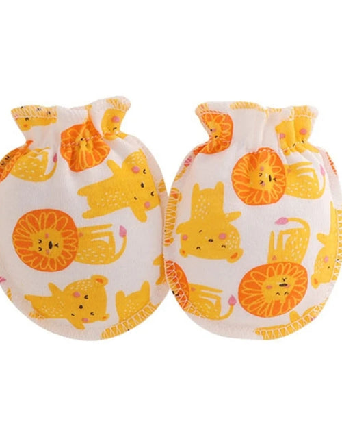 Load image into Gallery viewer, 5Pairs 0-3Month Newborn Baby Anti-Scratch Gloves Infant Boy Girl Unisex Mittens Baby Accessories
