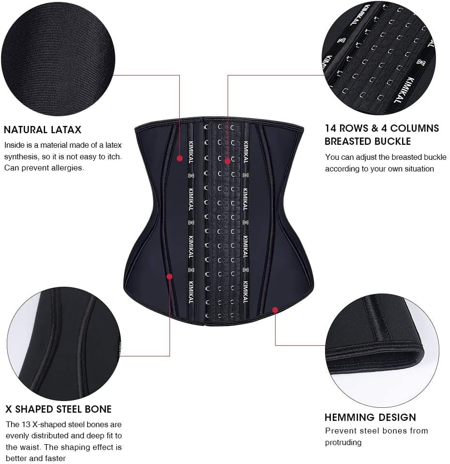 Waist Trainer for Women under Clothe Tummy Control Shapewear Long Torso Sport Corset Belt
